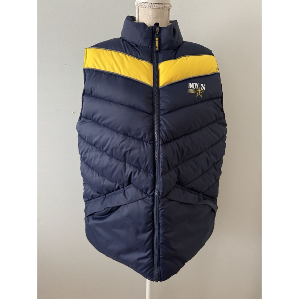 NBA All Star Game 2024 Puffer Vest Indianapolis Indiana Pacers Men’s Size‎ M